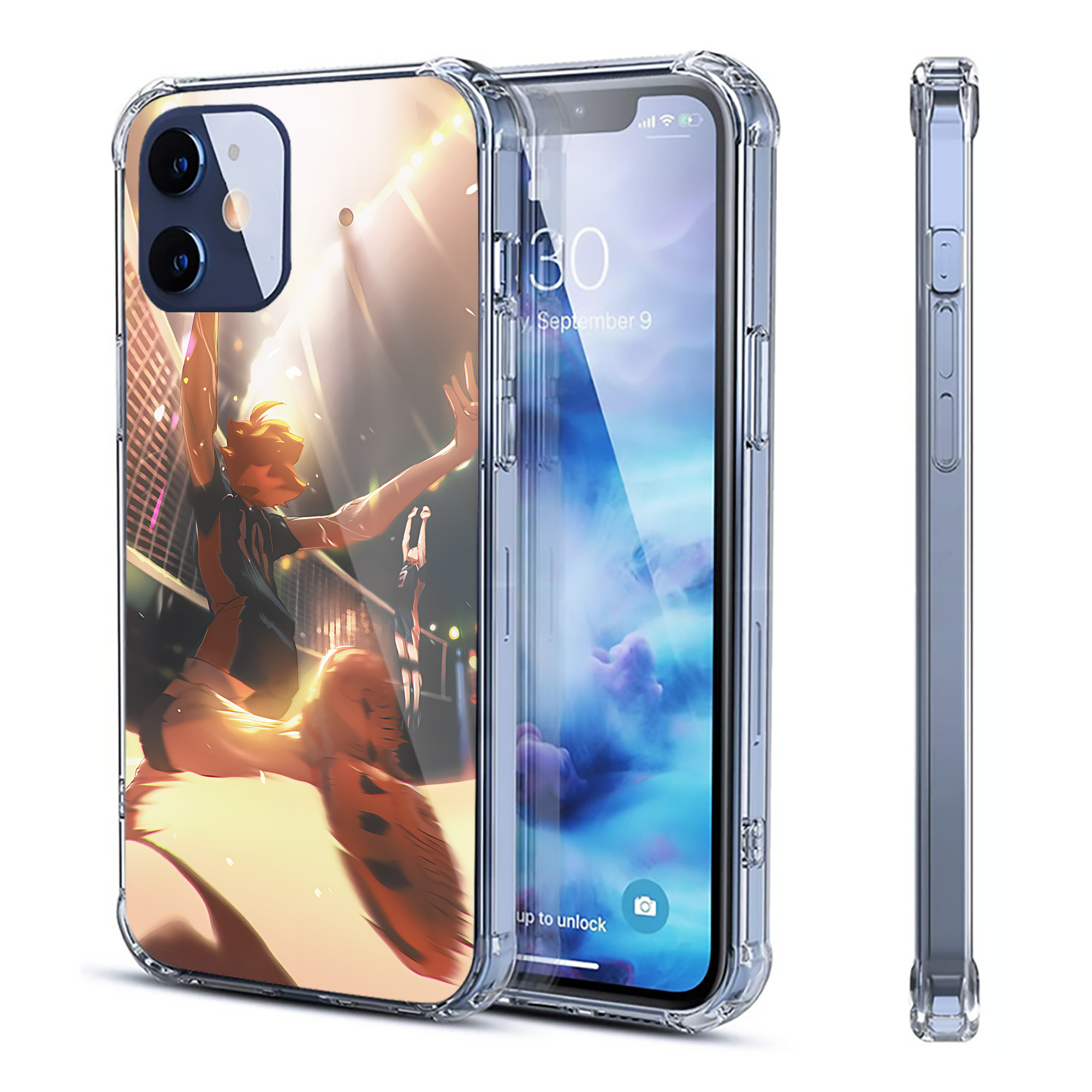 （画像用） ハイキュー!! Haikyu!! 【iPhone 12シリーズ対応】透明スマホケース（クリアソフトケース）